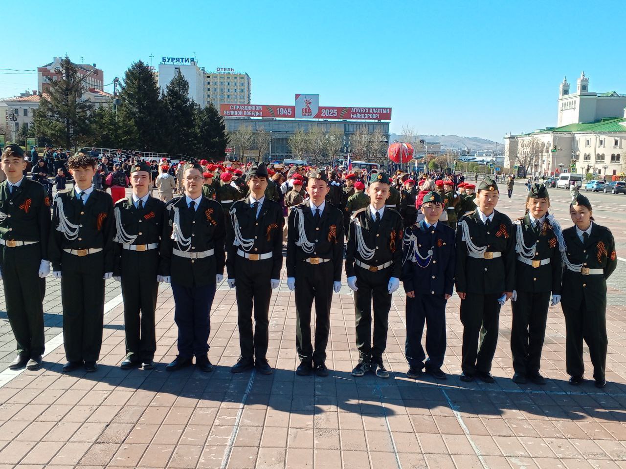 Марш юных патриотов г. Улан-Удэ.